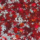 Red Holiday Chunky Glitter - Red Glitter